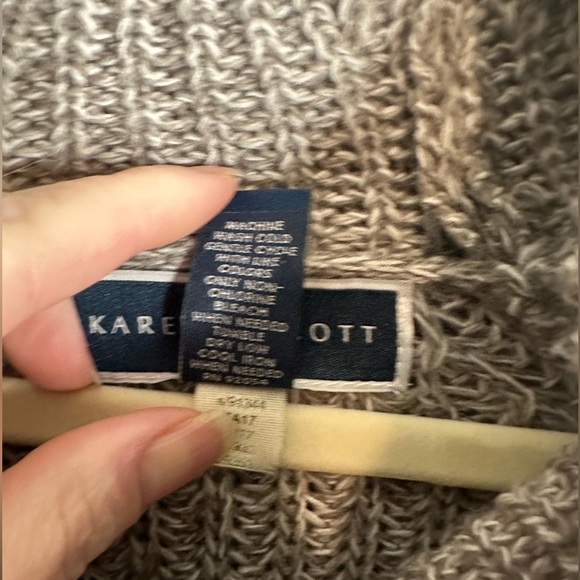 Karen Scott short sleeve poncho size LG/XL - Picture 4 of 6